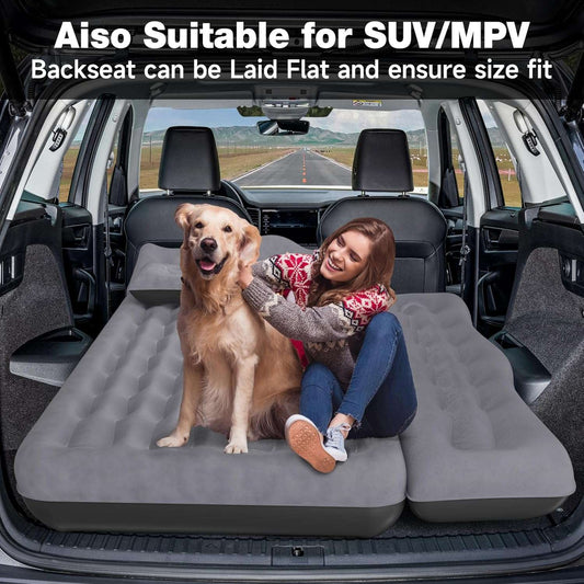 Thicken Backseat SUV/Car/Truck Air Mattress- SUV Truck Mattress -24'' Width/Grey