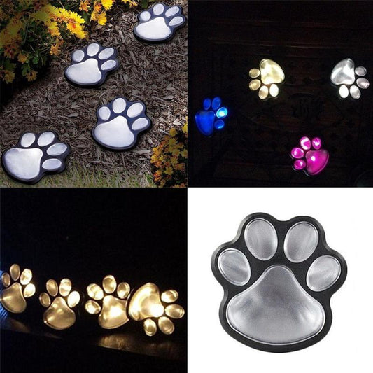 Solar Powered Animal Paw Print Lights LED Solar Lamps Decorative Lighting Lamp