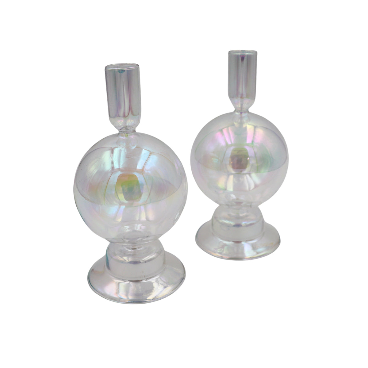 Rainbow Prism Bauble Candle Holder - Case of 12