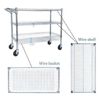 Heavy Duty Rolling Utility Cart