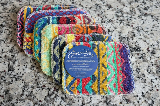 Reusable and Recyclable EuroSCRUBBY 6Pc