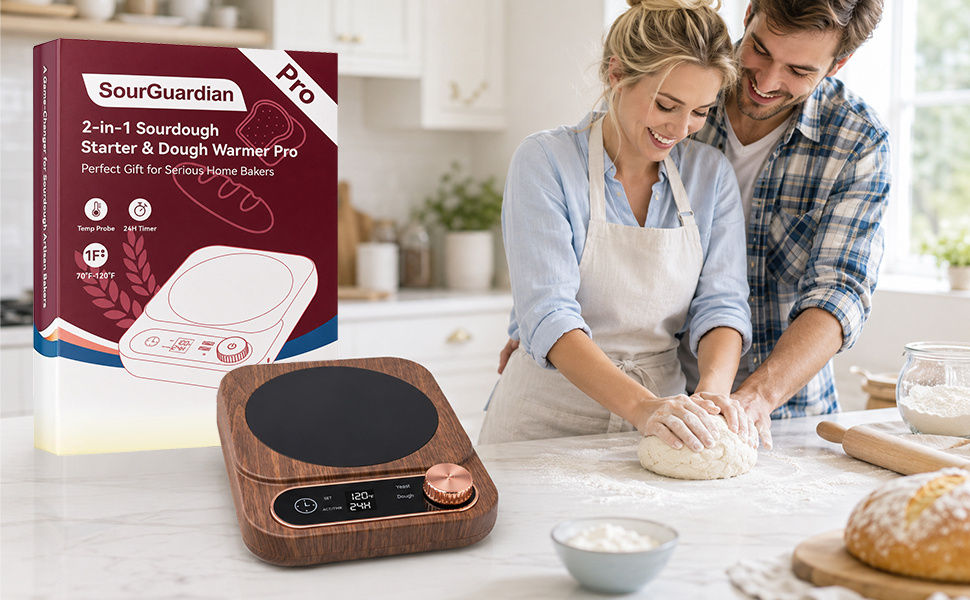 2-in-1 Sourdough Warmer with Temperature Probe