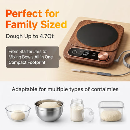 2-in-1 Sourdough Warmer with Temperature Probe